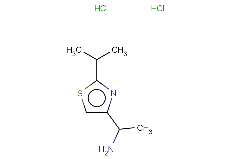 1-[2-(propan-2-yl)-1,3-thiazol-4-yl]ethan-1-amine dihydrochloride