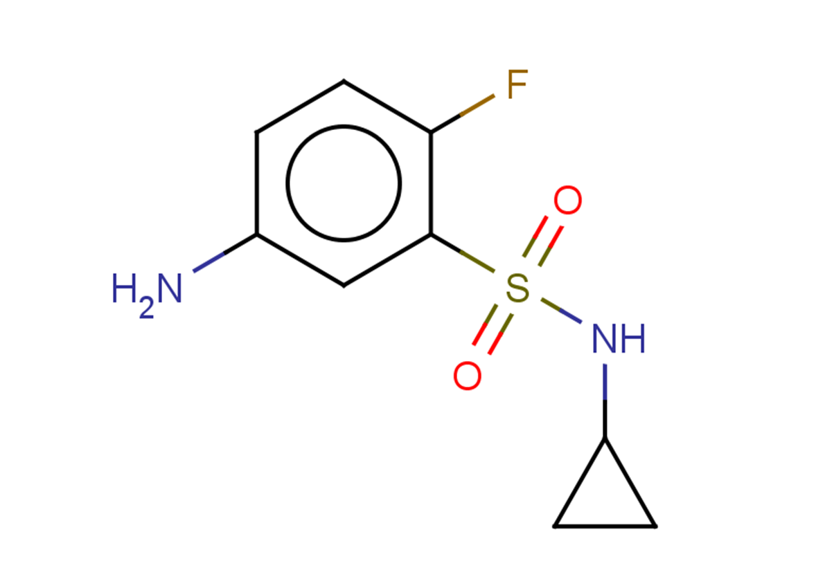 5-amino-N-cyclopropyl-2-fluorobenzene-1-sulfonamide