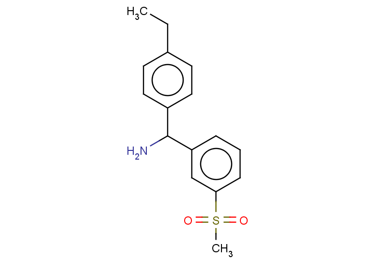 (4-ethylphenyl)(3-methanesulfonylphenyl)methanamine