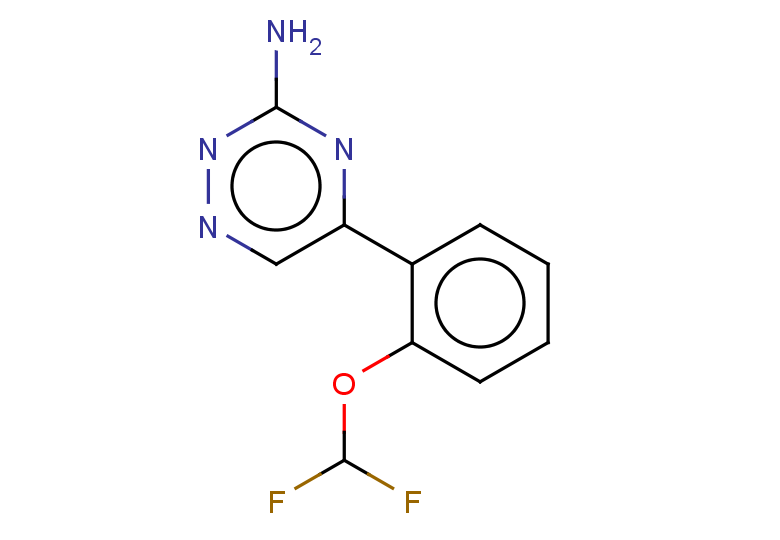 5-[2-(difluoromethoxy)phenyl]-1,2,4-triazin-3-amine