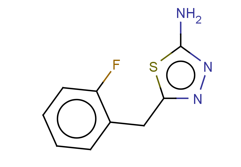 5-[(2-fluorophenyl)methyl]-1,3,4-thiadiazol-2-amine