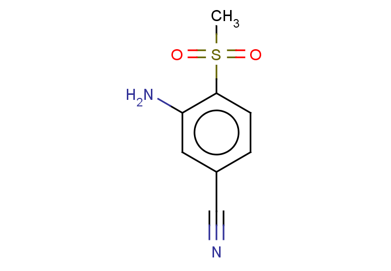 3-amino-4-methanesulfonylbenzonitrile