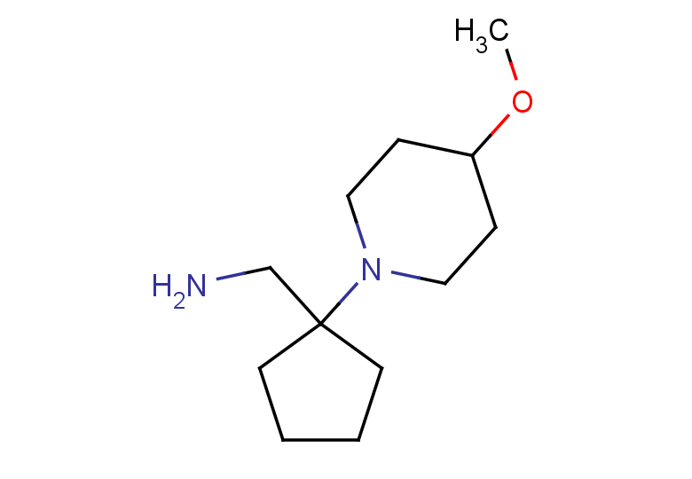 1-[1-(4-methoxypiperidin-1-yl)cyclopentyl]methanamine