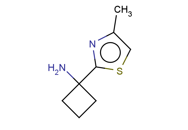 1-(4-methyl-1,3-thiazol-2-yl)cyclobutan-1-amine