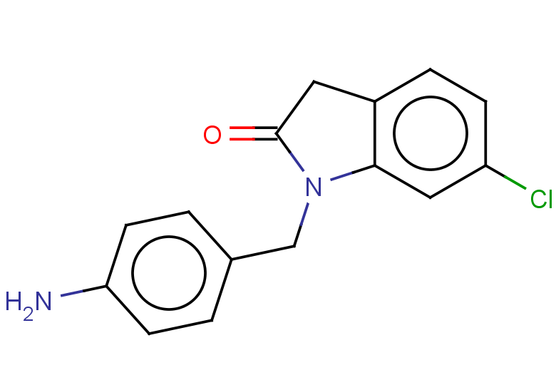 1-[(4-aminophenyl)methyl]-6-chloro-2,3-dihydro-1H-indol-2-one