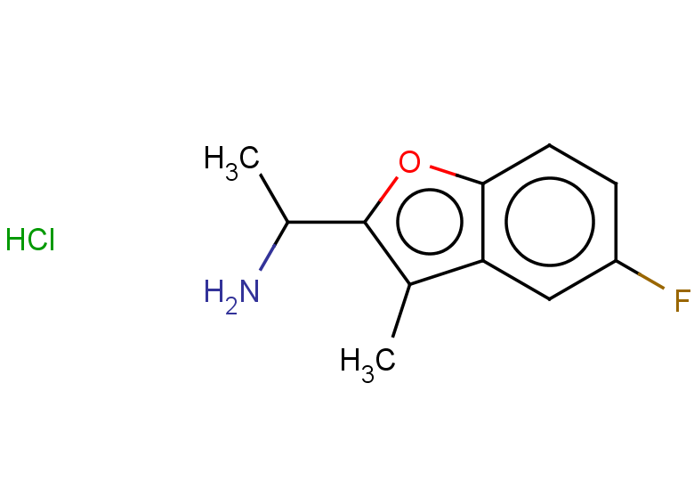 1-(5-fluoro-3-methyl-1-benzofuran-2-yl)ethan-1-amine hydrochloride