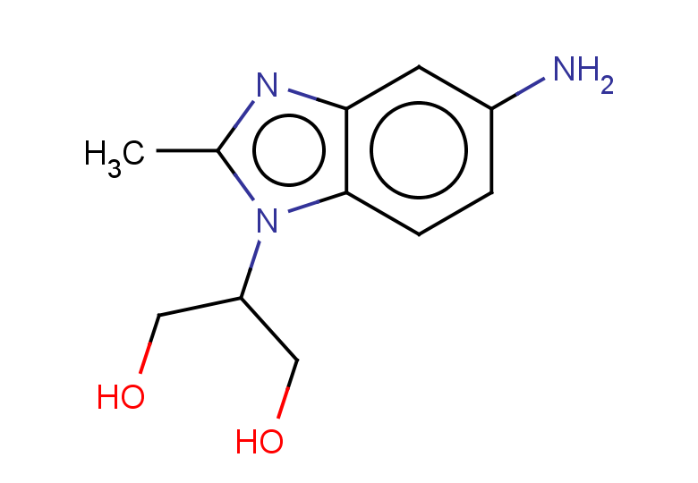 2-(5-amino-2-methyl-1H-1,3-benzodiazol-1-yl)propane-1,3-diol