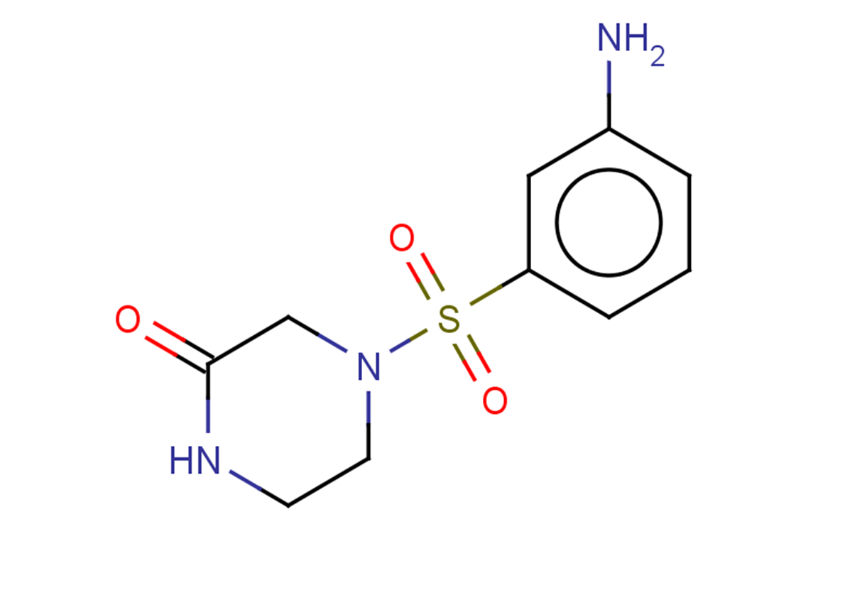 4-(3-aminobenzenesulfonyl)piperazin-2-one