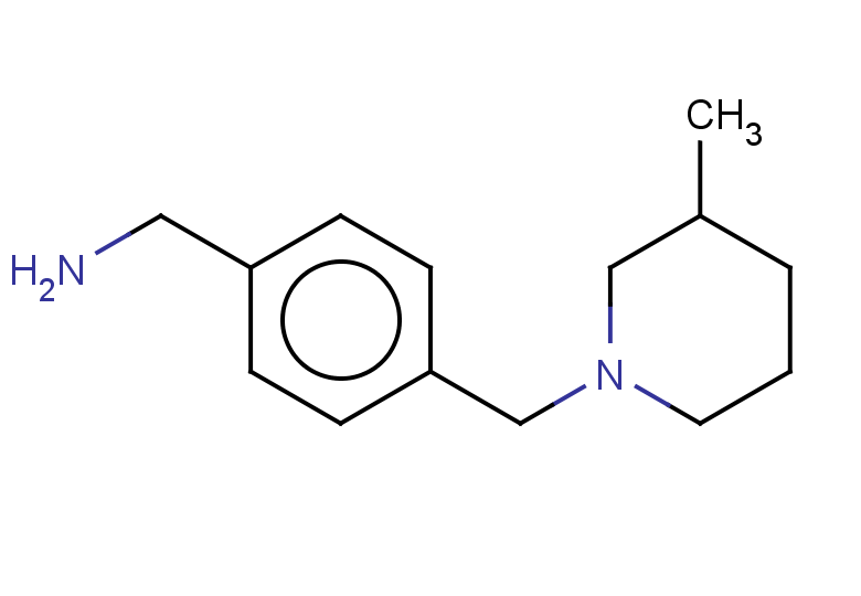 {4-[(3-methylpiperidin-1-yl)methyl]phenyl}methanamine