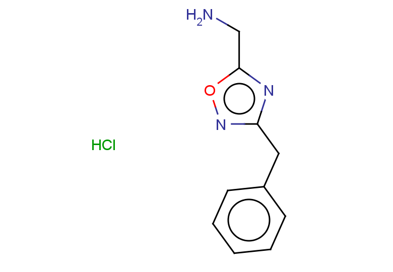 (3-benzyl-1,2,4-oxadiazol-5-yl)methanamine hydrochloride