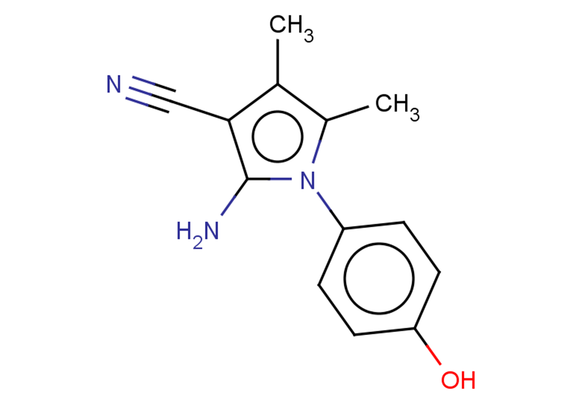 2-amino-1-(4-hydroxyphenyl)-4,5-dimethyl-1H-pyrrole-3-carbonitrile