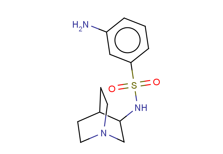 3-amino-N-{1-azabicyclo[2.2.2]octan-3-yl}benzene-1-sulfonamide