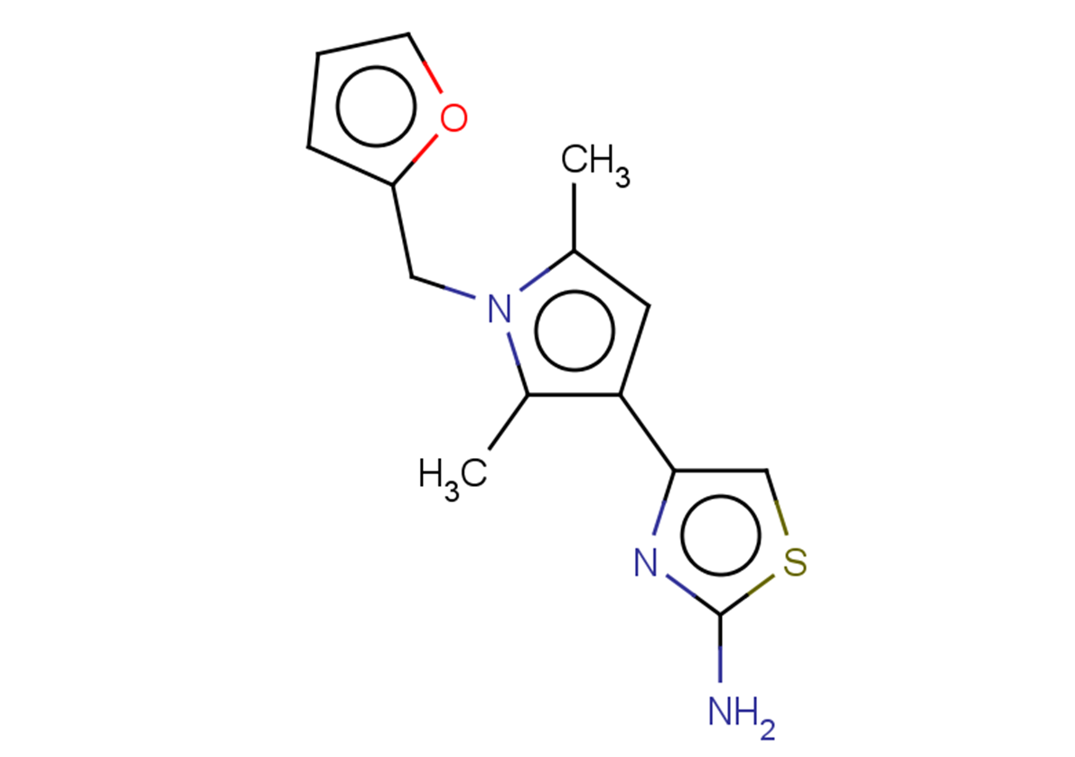 4-[1-(furan-2-ylmethyl)-2,5-dimethyl-1H-pyrrol-3-yl]-1,3-thiazol-2-amine