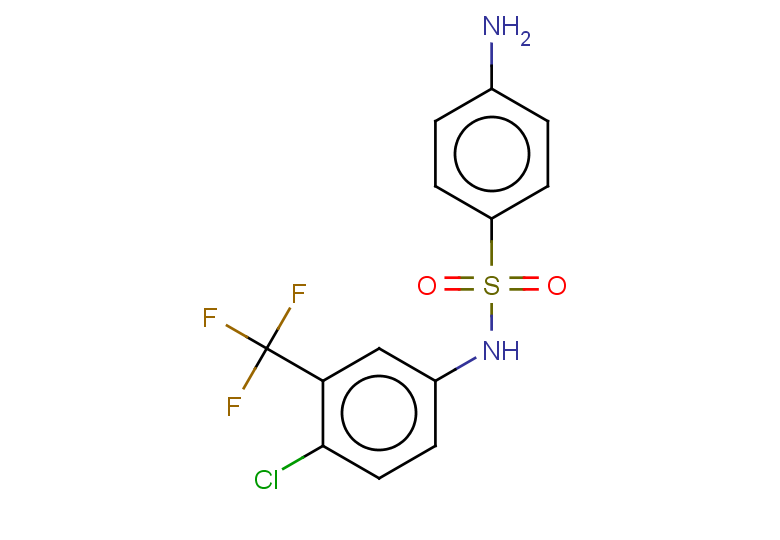 4-amino-N-[4-chloro-3-(trifluoromethyl)phenyl]benzene-1-sulfonamide