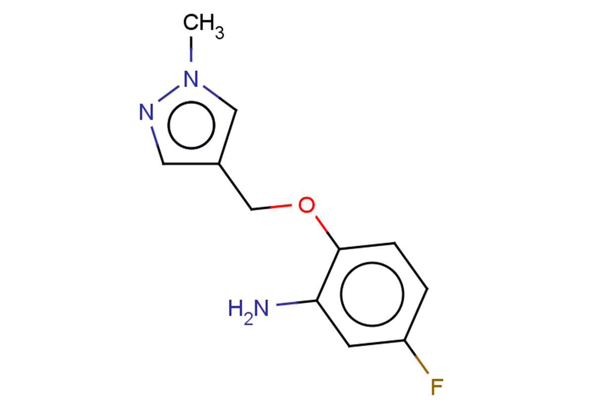 5-fluoro-2-[(1-methyl-1H-pyrazol-4-yl)methoxy]aniline