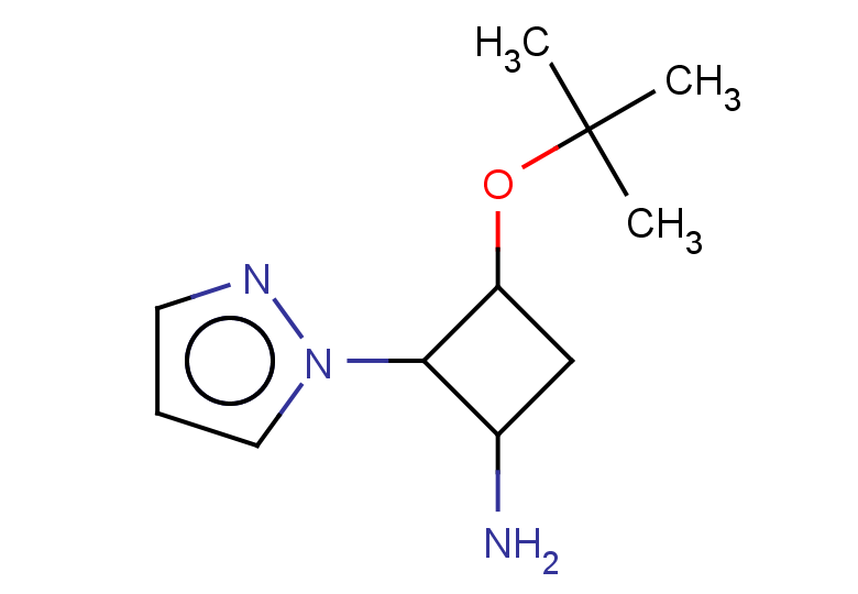 3-(tert-butoxy)-2-(1H-pyrazol-1-yl)cyclobutan-1-amine