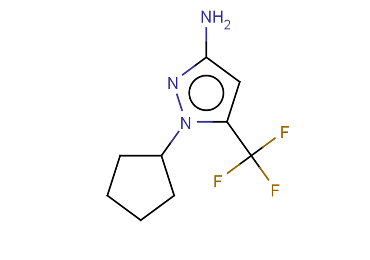 1-cyclopentyl-5-(trifluoromethyl)-1H-pyrazol-3-amine