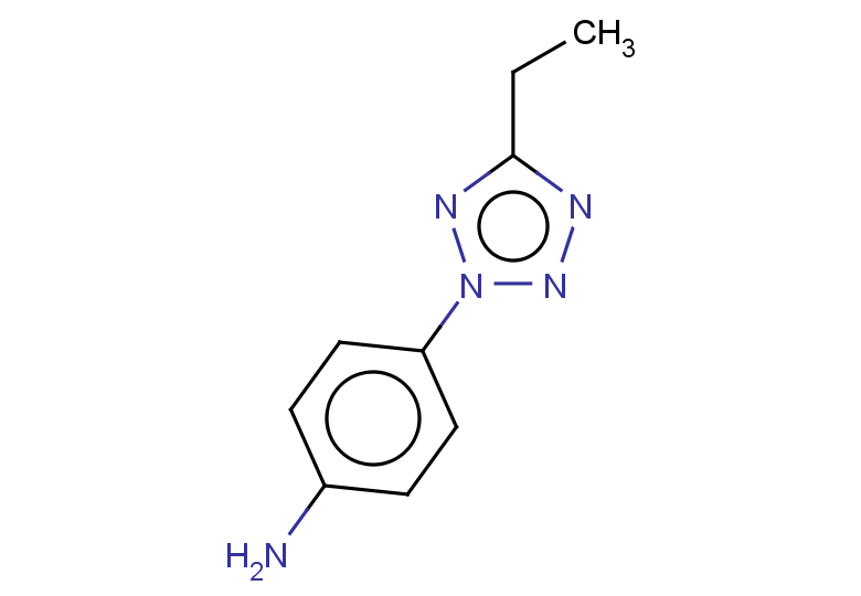 4-(5-ETHYL-2H-TETRAZOL-2-YL)ANILINE