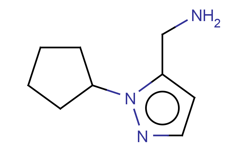 (1-cyclopentyl-1H-pyrazol-5-yl)methanamine