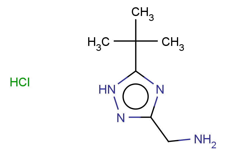 (5-tert-butyl-1H-1,2,4-triazol-3-yl)methanamine hydrochloride
