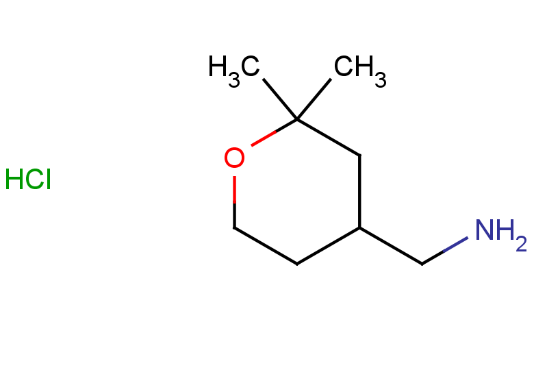 (2,2-dimethyloxan-4-yl)methanamine hydrochloride