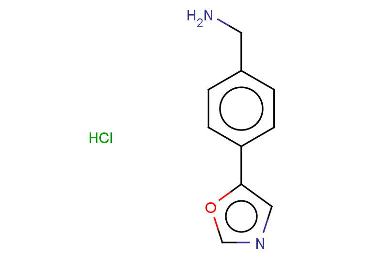 [4-(1,3-oxazol-5-yl)phenyl]methanamine hydrochloride