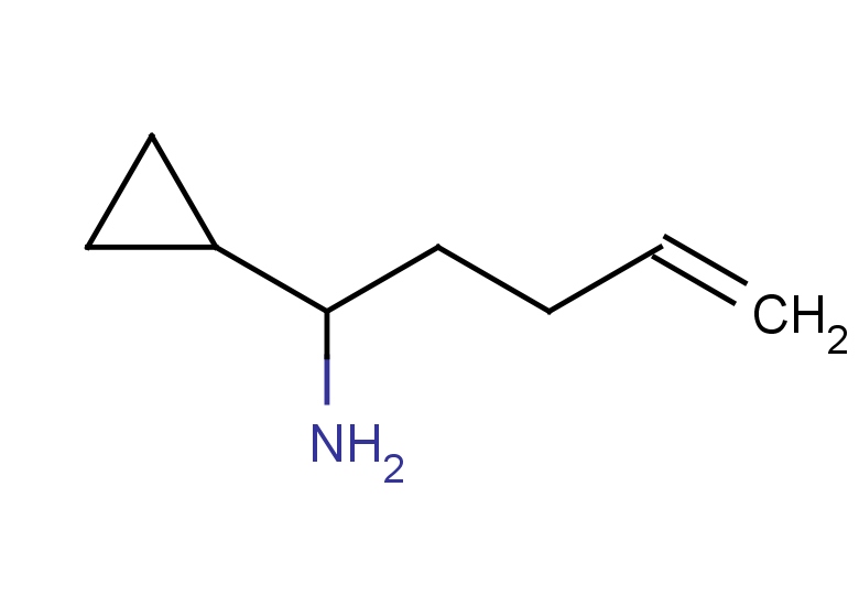 1-cyclopropylpent-4-en-1-amine