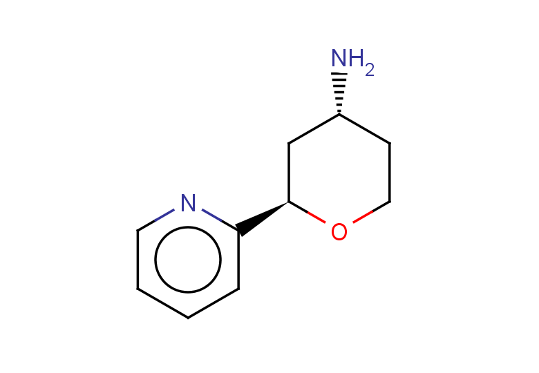 rac-(2R,4R)-2-(pyridin-2-yl)oxan-4-amine, trans
