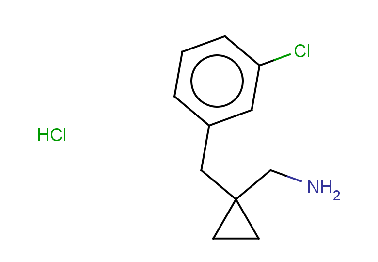 {1-[(3-chlorophenyl)methyl]cyclopropyl}methanamine hydrochloride