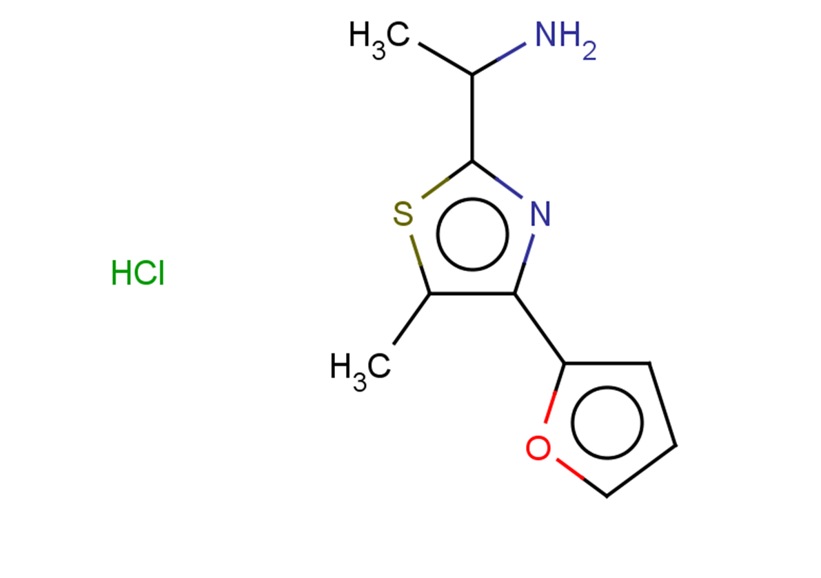 1-[4-(furan-2-yl)-5-methyl-1,3-thiazol-2-yl]ethan-1-amine hydrochloride