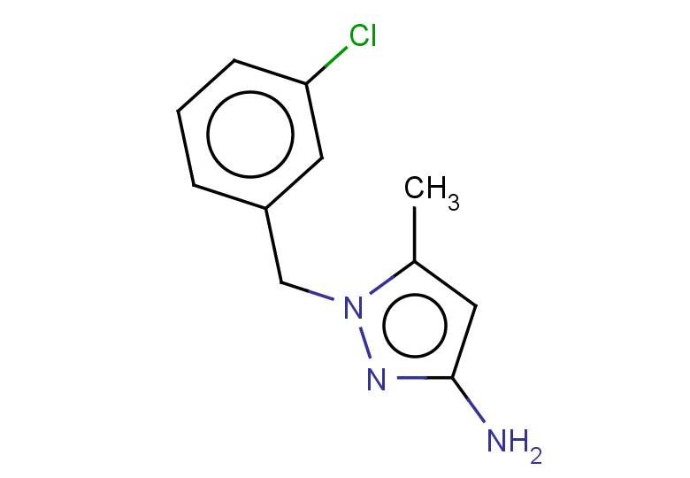 1-[(3-chlorophenyl)methyl]-5-methyl-1H-pyrazol-3-amine