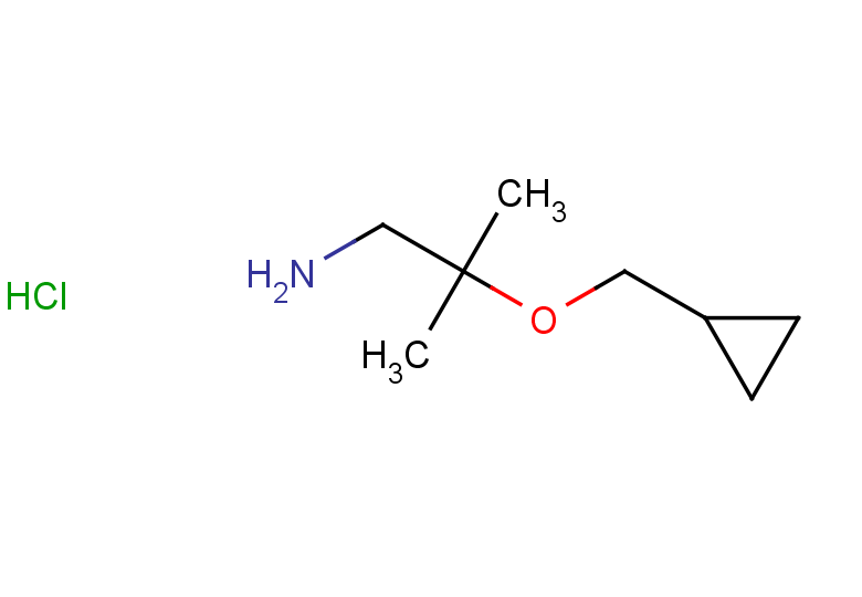 2-(cyclopropylmethoxy)-2-methylpropan-1-amine hydrochloride
