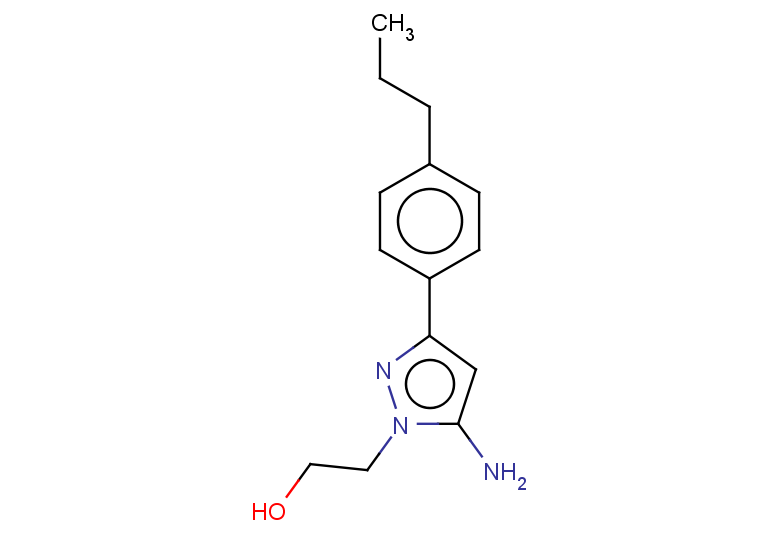 2-[5-amino-3-(4-propylphenyl)-1H-pyrazol-1-yl]ethan-1-ol