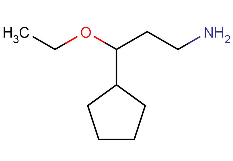 3-cyclopentyl-3-ethoxypropan-1-amine