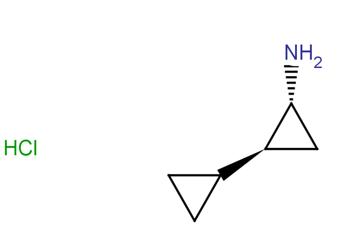 rac-(1R,2S)-2-cyclopropylcyclopropan-1-amine hydrochloride, trans