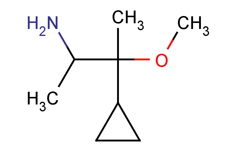 3-cyclopropyl-3-methoxybutan-2-amine