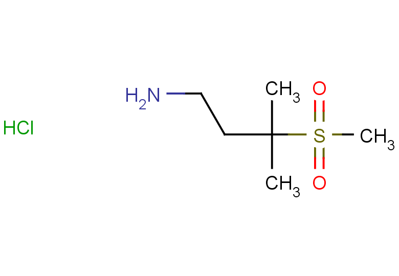 3-methanesulfonyl-3-methylbutan-1-amine hydrochloride