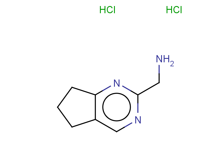 {5H,6H,7H-cyclopenta[d]pyrimidin-2-yl}methanamine dihydrochloride