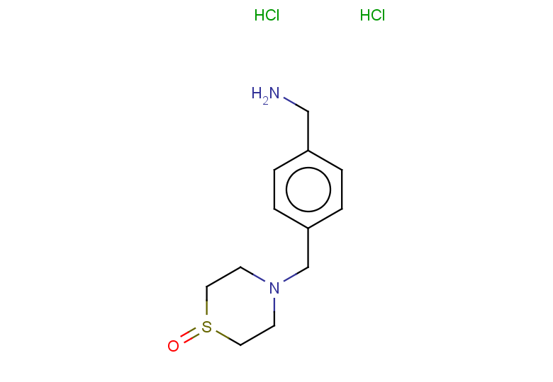 4-{[4-(aminomethyl)phenyl]methyl}-1lambda4-thiomorpholin-1-one dihydrochloride