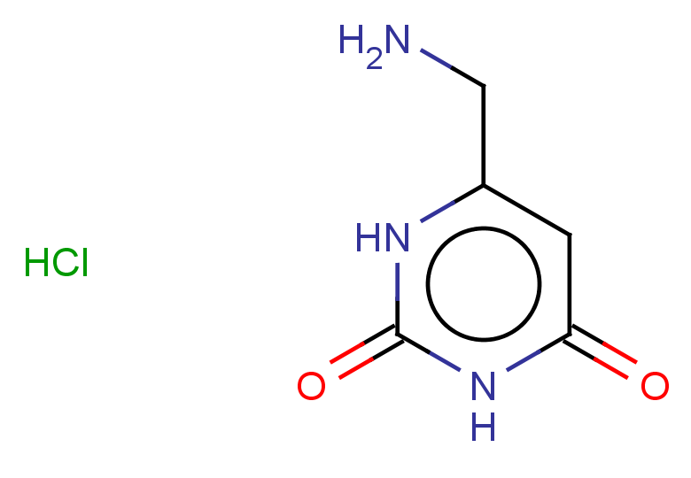 6-(aminomethyl)-1,2,3,4-tetrahydropyrimidine-2,4-dione hydrochloride