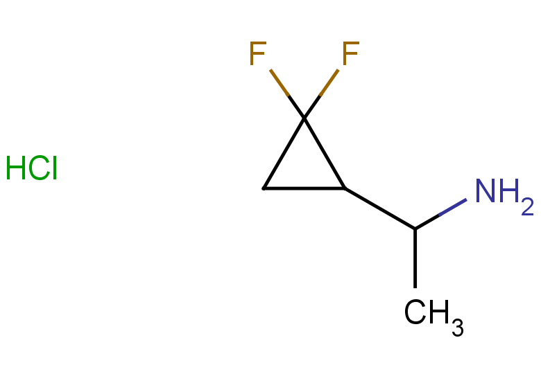 1-(2,2-difluorocyclopropyl)ethan-1-amine hydrochloride