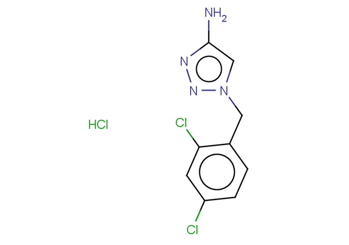 1-[(2,4-dichlorophenyl)methyl]-1H-1,2,3-triazol-4-amine hydrochloride