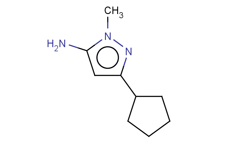 3-cyclopentyl-1-methyl-1H-pyrazol-5-amine