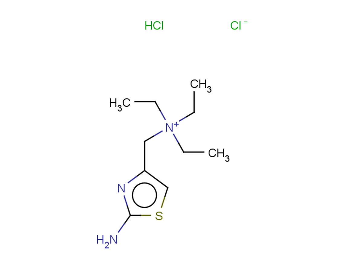 [(2-amino-1,3-thiazol-4-yl)methyl]triethylazanium hydrochloride chloride