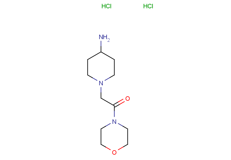 2-(4-aminopiperidin-1-yl)-1-(morpholin-4-yl)ethan-1-one dihydrochloride