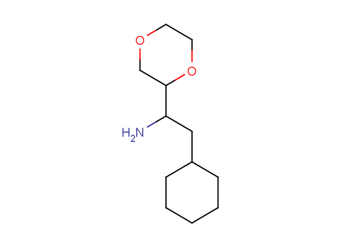 2-cyclohexyl-1-(1,4-dioxan-2-yl)ethan-1-amine