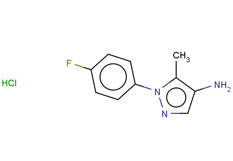 1-(4-fluorophenyl)-5-methyl-1H-pyrazol-4-amine hydrochloride