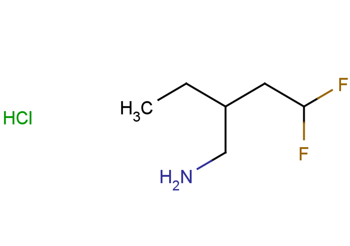 3-(aminomethyl)-1,1-difluoropentane hydrochloride