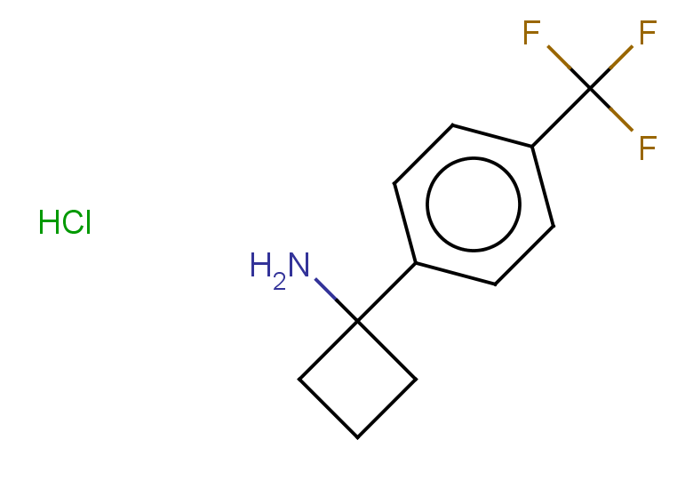 1-[4-(trifluoromethyl)phenyl]cyclobutan-1-amine hydrochloride