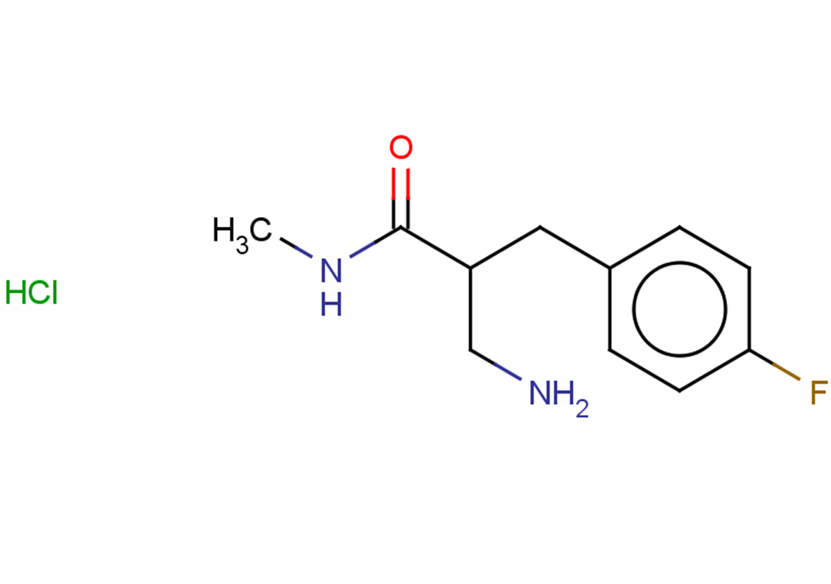 3-amino-2-[(4-fluorophenyl)methyl]-N-methylpropanamide hydrochloride